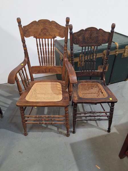 Lot 151 - SPINDLE BACK CHAIRS
