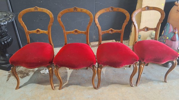 Lot 285 - DINING CHAIRS