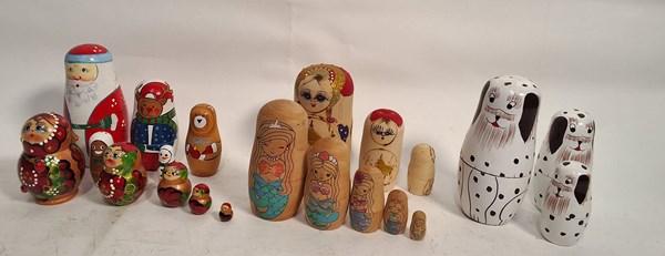 Lot 1420 - MATRYOSHKA DOLLS
