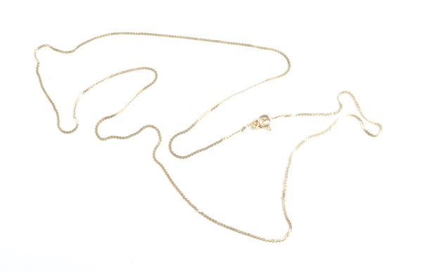 Lot 1013 - GOLD NECKLACE