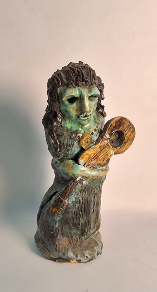 Lot 1349 - POTTERY FIGURE