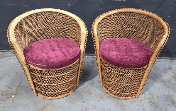 Lot 296 - CANE CHAIRS
