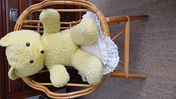 Lot 367 - BEAR AND CHAIR