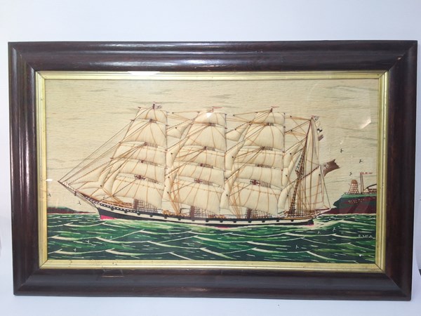 Lot 1121 - FRAMED STUMPWORK