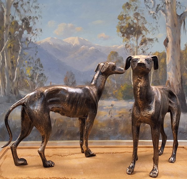 Lot 72 - DOG ORNAMENTS