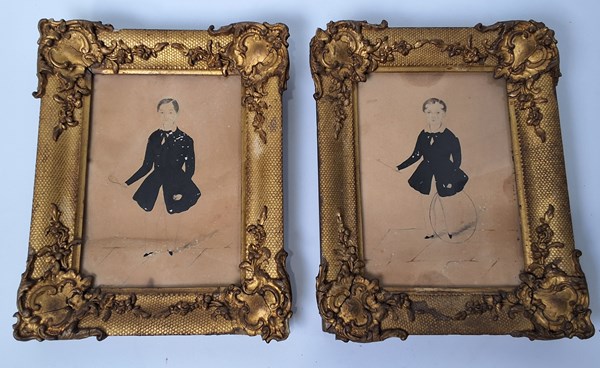 Lot 1053 - MINIATURE PORTRAIT STUDIES