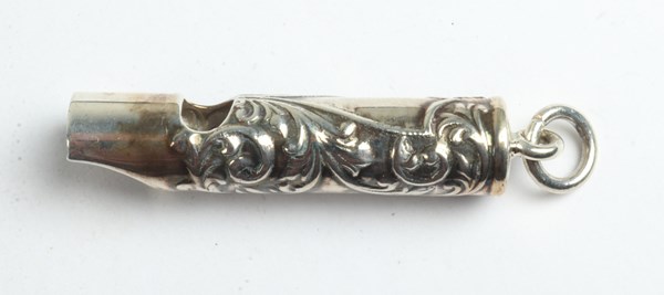 Lot 1069 - SILVER WHISTLE