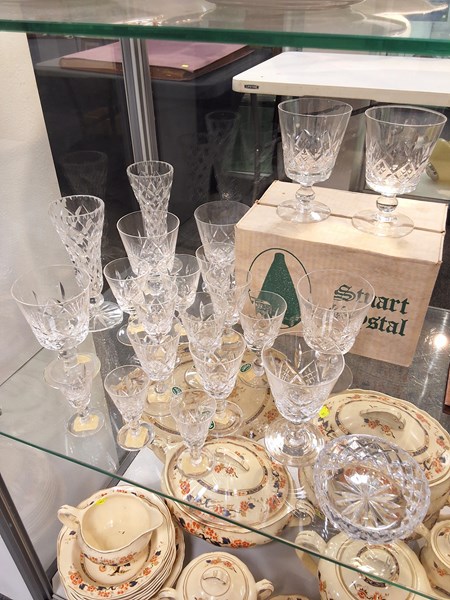 Lot 1253 - STUART CRYSTAL STEMWARE