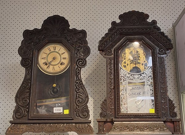 Lot 1358 - COTTAGE CLOCKS