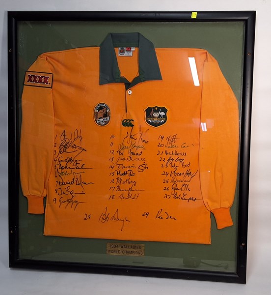 Lot 1135 - SIGNED WALLABIES JERSEY