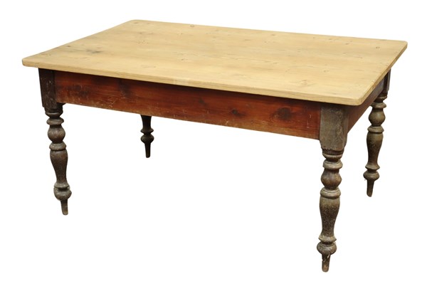 Lot 75 - PINE FARMHOUSE TABLE