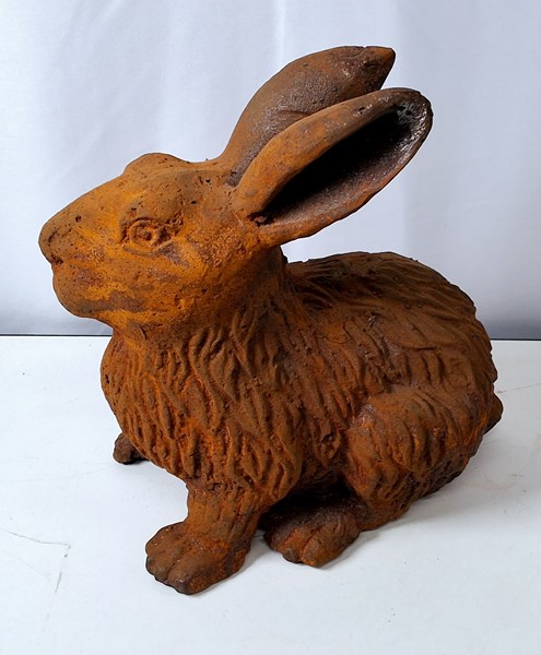 Lot 183 - CAST IRON RABBIT