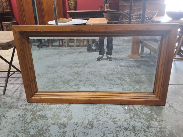 Lot 57 - LARGE WALL MIRROR