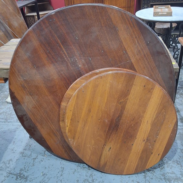 Lot 368 - CIRCULAR TABLE TOPS