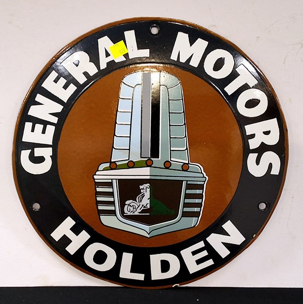 Lot 1235 - HOLDEN ENAMEL SIGN