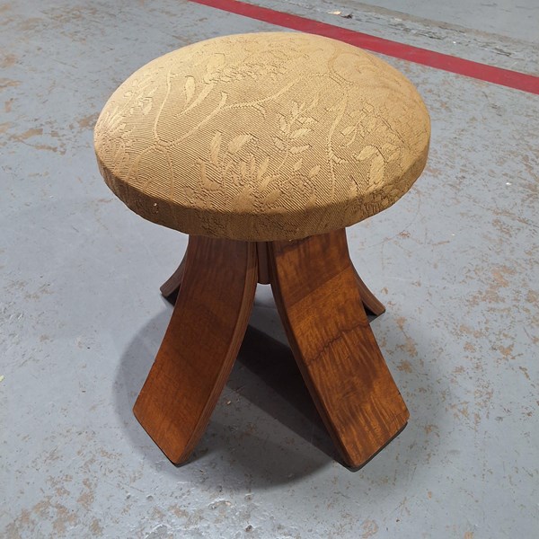 Lot 343 - PIANO STOOL