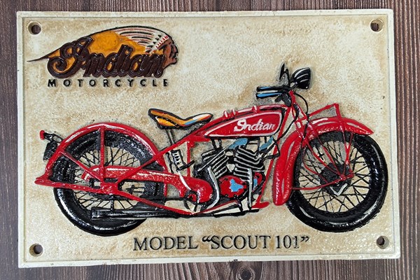 Lot 1269 - MOTORCYCLE PLAQUE