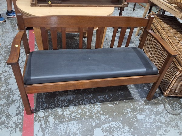 Lot 151 - ARTS AND CRAFTS SETTEE