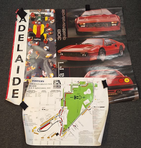 Lot 1407 - VINTAGE RACING POSTERS