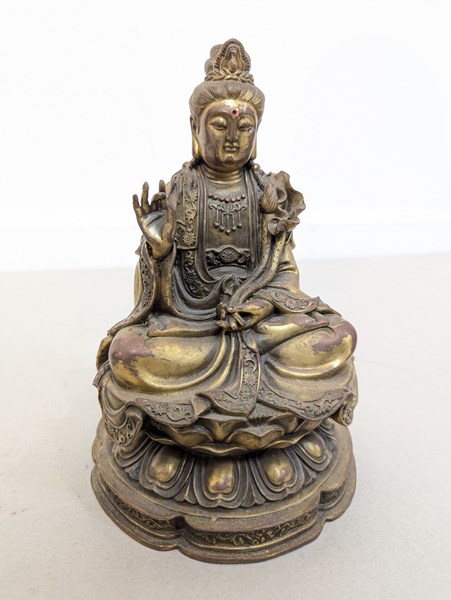 Lot 1254 - BUDDHA FIGURE