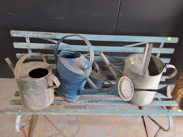 Lot 356 - FOUR WATERING CANS