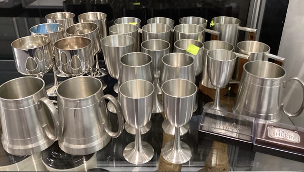 Lot 1394 - PEWTER WARES