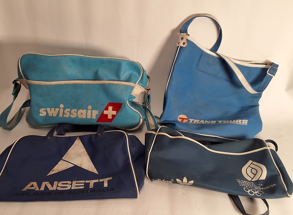 Lot 1417 - VINTAGE TRAVEL BAGS