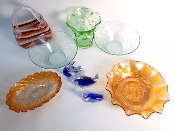 Lot 1476 - ASSORTED GLASSWARE