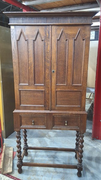 Lot 220 - HALL CABINET
