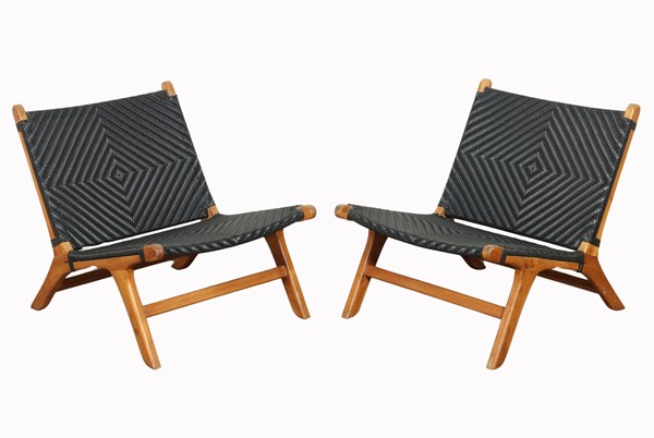 Lot 126 - PAIR OF LOUNGE CHAIRS