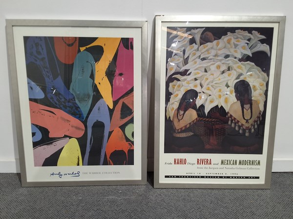 Lot 193 - TWO FRAMED ART POSTERS