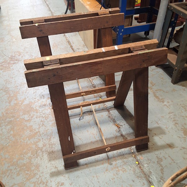 Lot 383 - TRESTLE LEGS