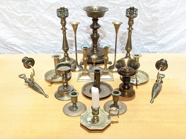 Lot 1488 - CANDLESTICKS