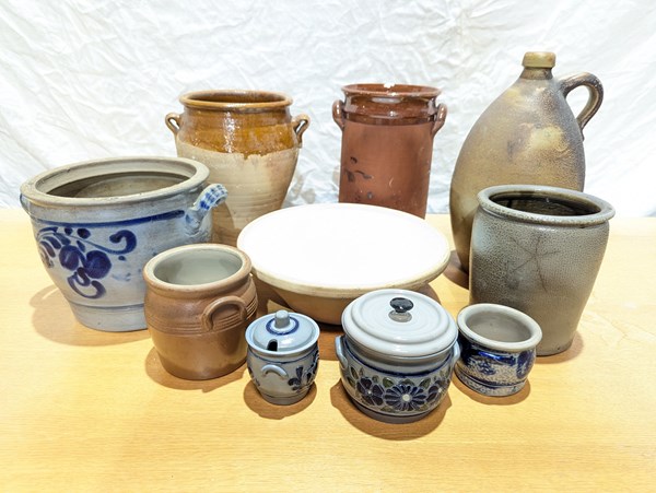 Lot 77 - STONEWARE POTTERY
