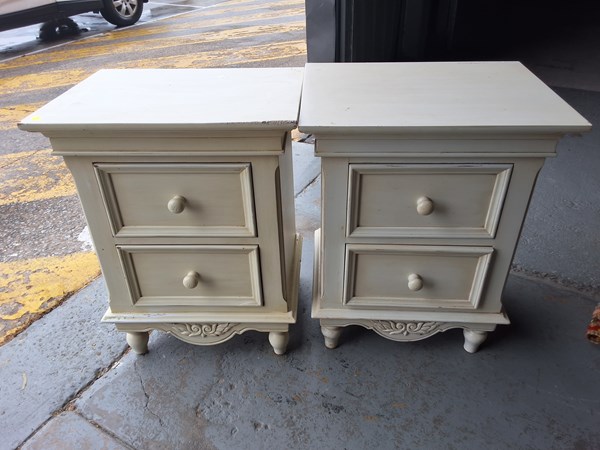 Lot 162 - PAIR OF BEDSIDES