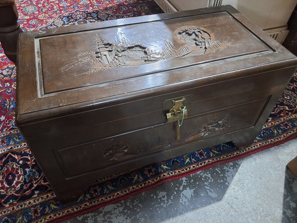 Lot 543 - CAMPHOR WOOD CHEST