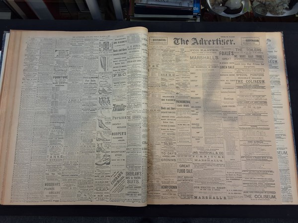 Lot 1170 - THE SA REGISTER 1899. A bound volume containing all issues of this Adelaide newspaper