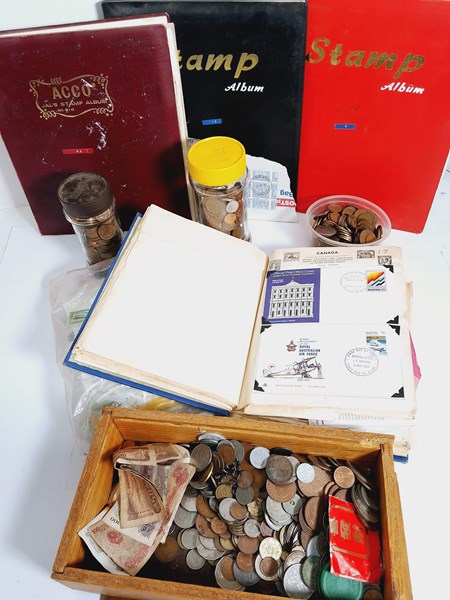 Lot 1216 - COINS and STAMPS