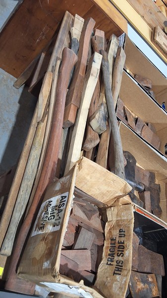 Lot 307 - AXE HANDLES