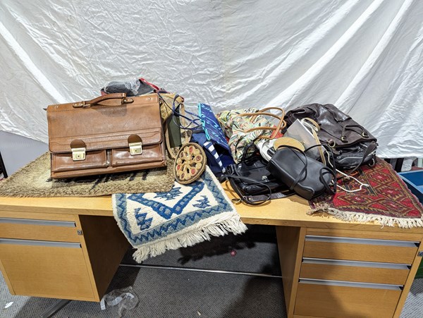 Lot 344 - BAGS AND RUGS