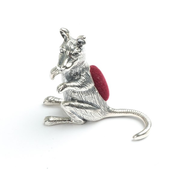 Lot 1053 - SILVER PINCUSHION