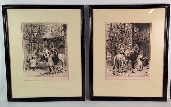 Lot 1079 - TWO ETCHINGS