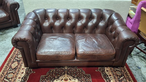 Lot 51 - CHESTERFIELD SETTEE