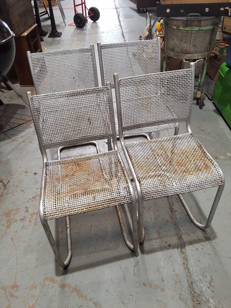 Lot 236 - FOUR TENNIS CHAIRS