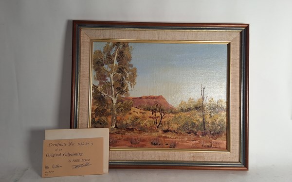 Lot 1104 - FRED BLOM (1930-)