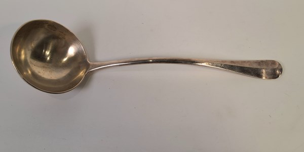 Lot 1026 - SILVER LADLE