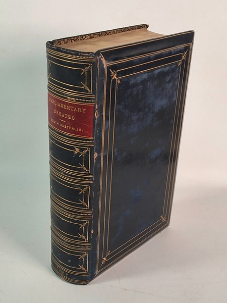 Lot 1390 - PARLIAMENTARY DEBATES, SOUTH AUSTRALIA, 1887