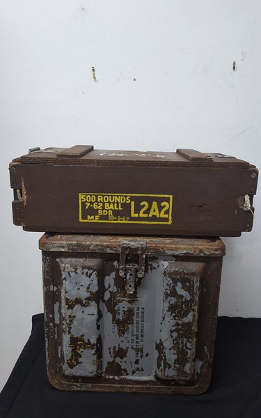 Lot 1414 - AMMO CRATES