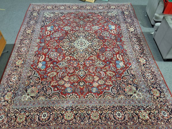 Lot 32 - LARGE PERSIAN RUG