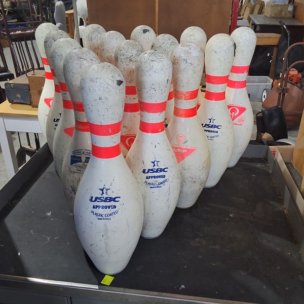 Lot 219 - BOWLING PINS